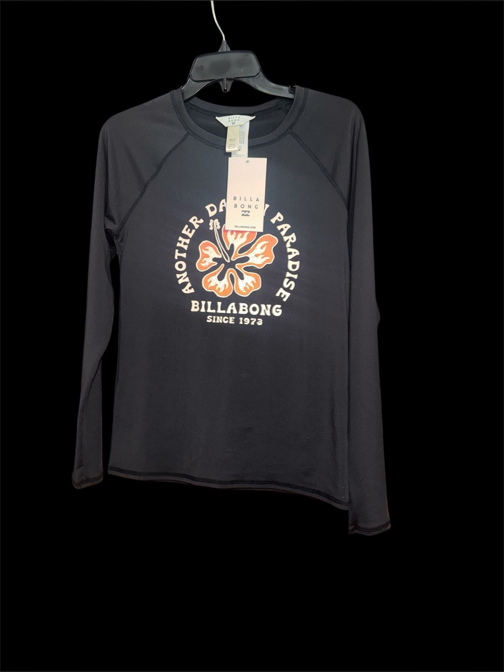 Billabong Black Long Sleeve Rashguard